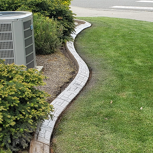 hand carved residential curbing-1